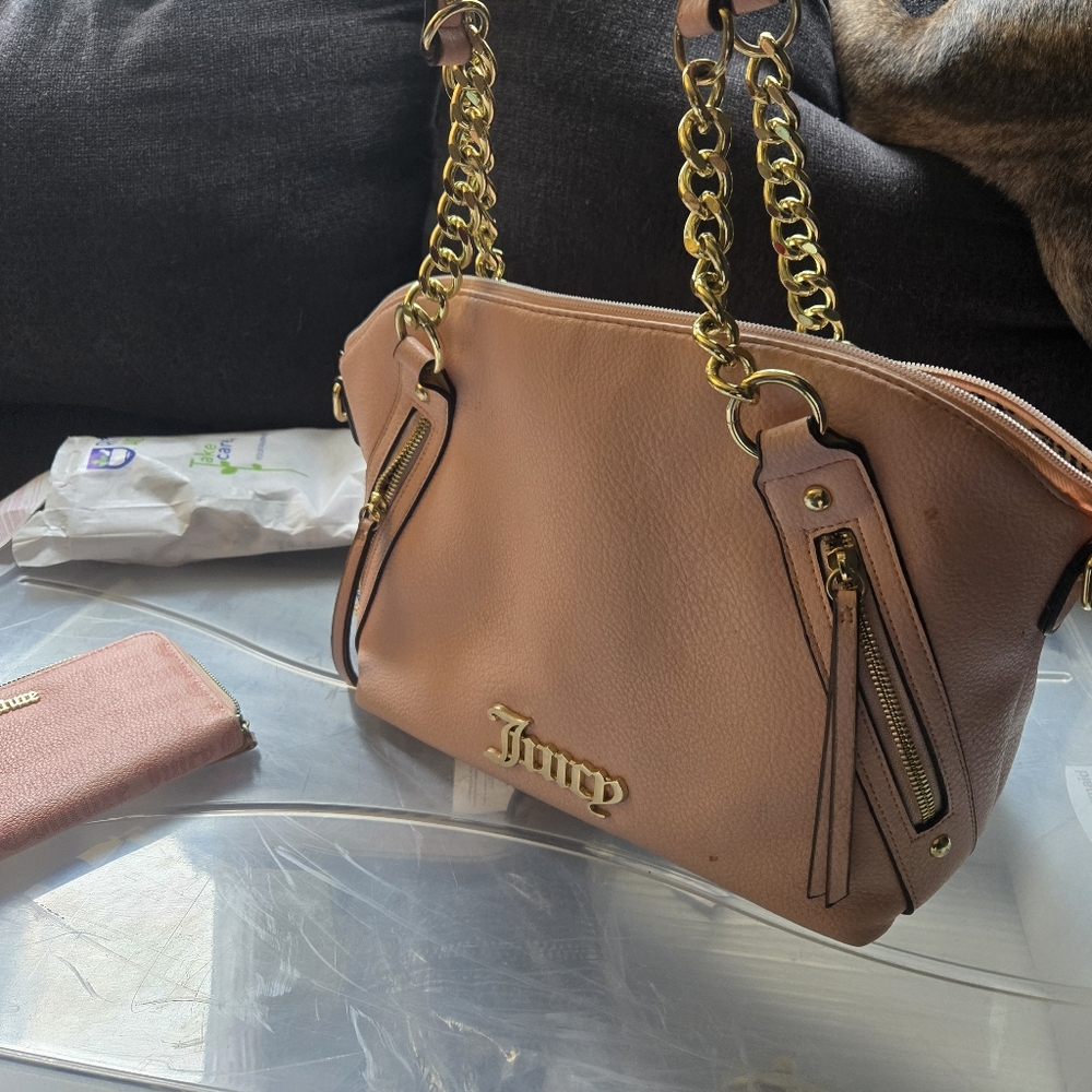 Elegant Brown Chain Shoulder Bag